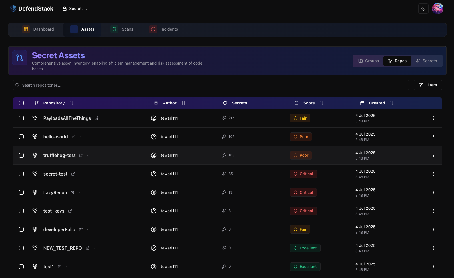 DefendStack Suite Appsec gallery image