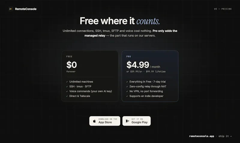RemoteConsole screenshot 6