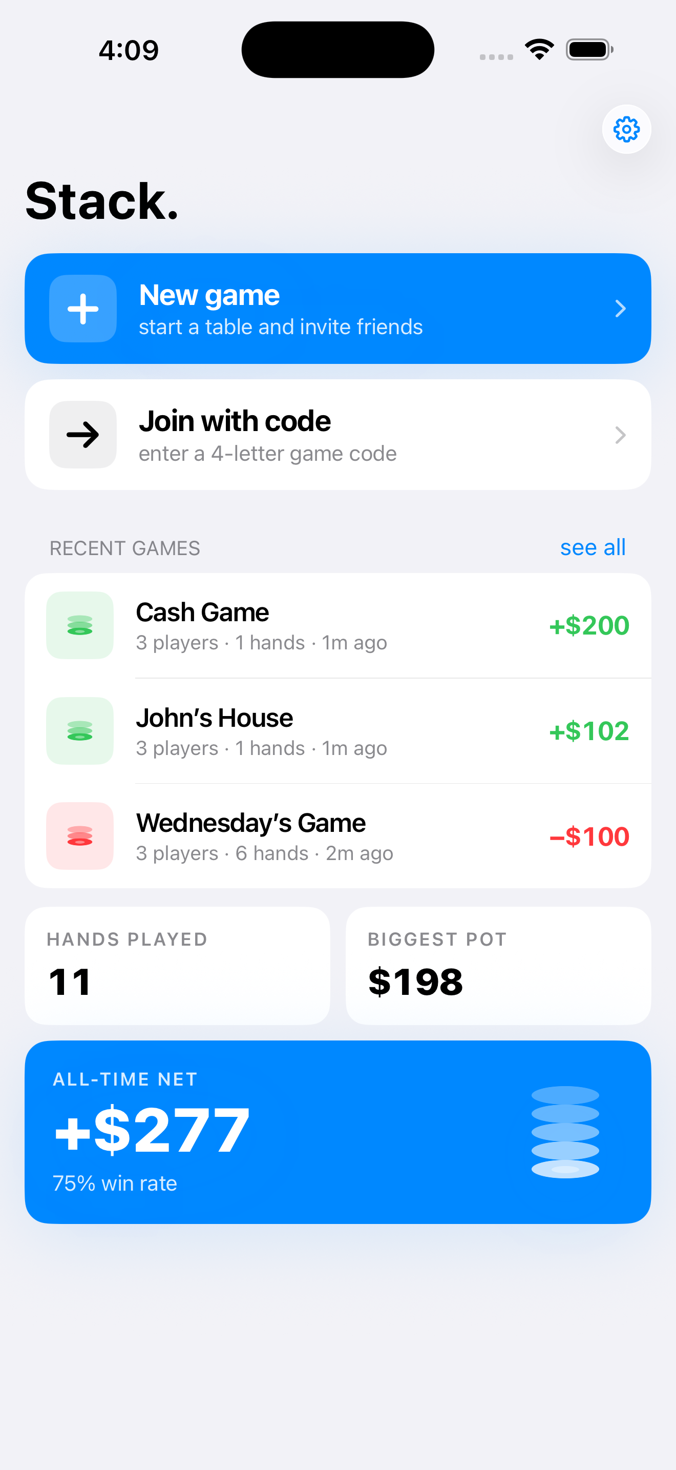 Stack Poker — Poker. Anywhere. gallery image