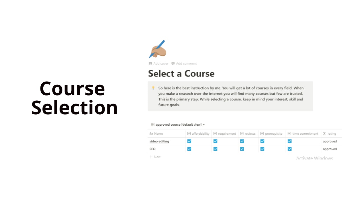 Course Planner [Notion Template] gallery image