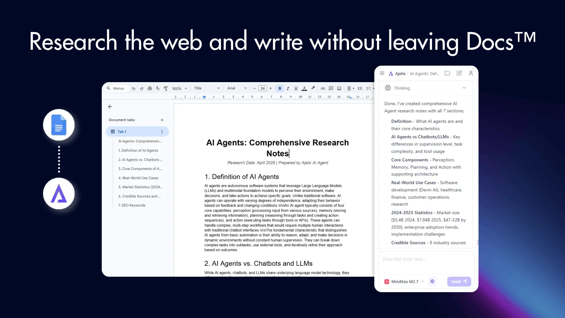 Ajelix AI Agent for Work screenshot 5