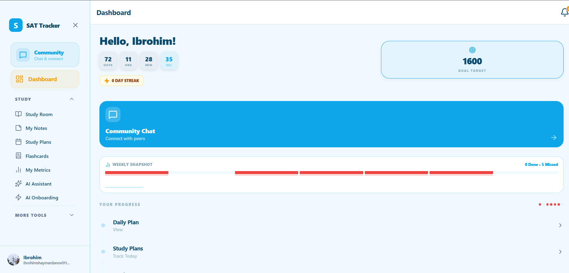 SAT Tracker - Screenshot 5 showing product features and functionality