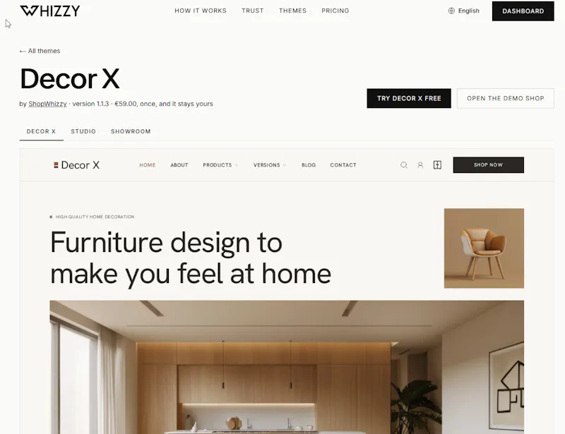 WhizzyCommerce screenshot 2