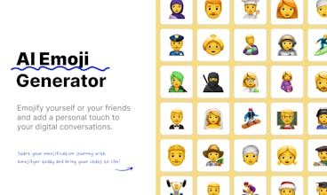 أيقونة تطبيق إيموجيفير - رفع مستوى لعبة المحادثة الخاصة بك فوراً وتحويل صور سيلفي الخاصة بك إلى إيموجيات جذابة بكل سهولة.