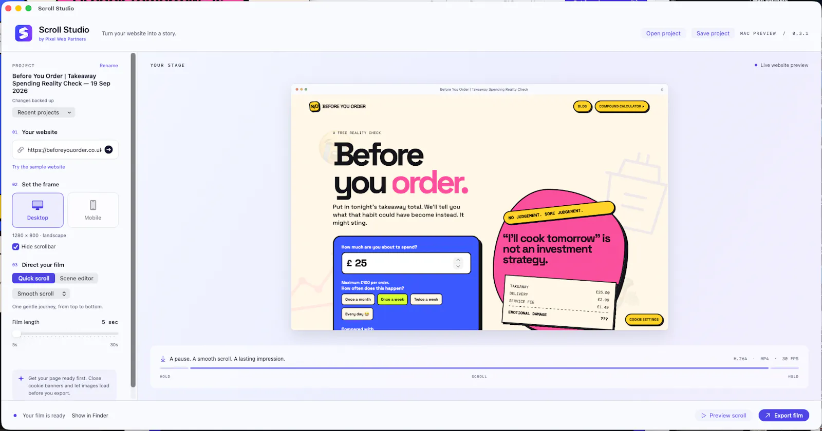 Scroll Studio screenshot 2