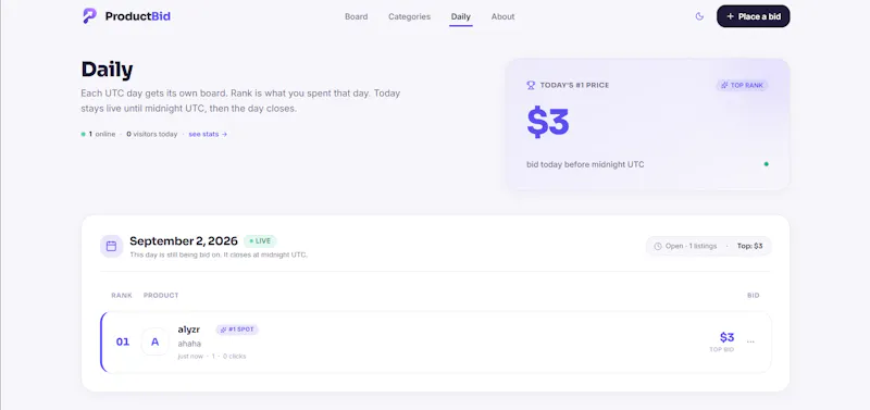 ProductBid screenshot 3