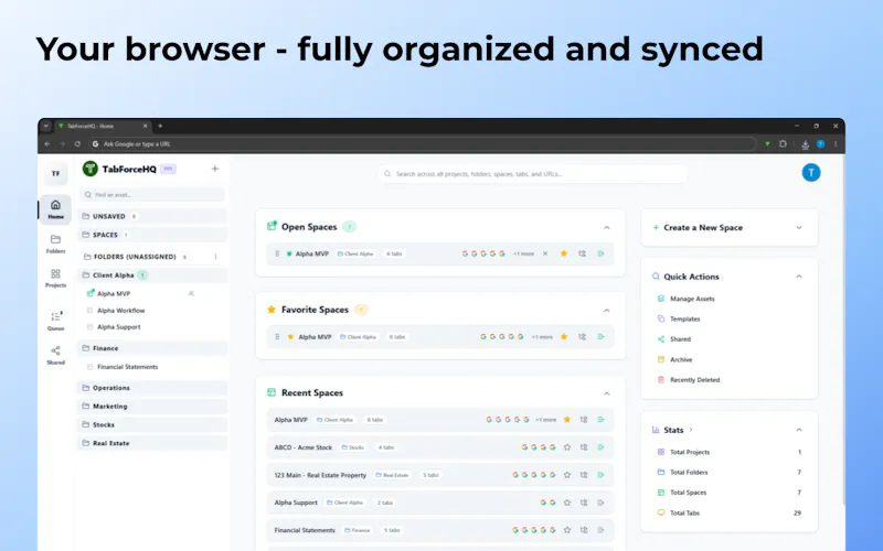 TabForceHQ screenshot 1