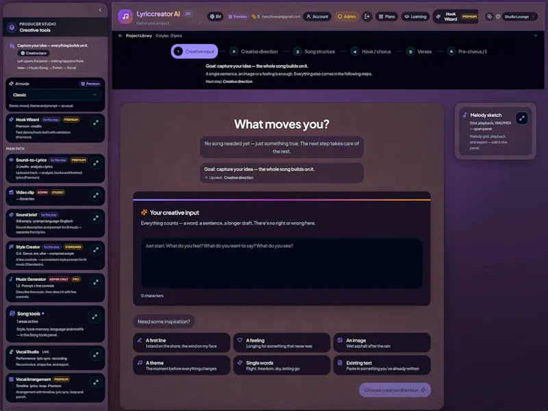  LyricCreator AI screenshot 2