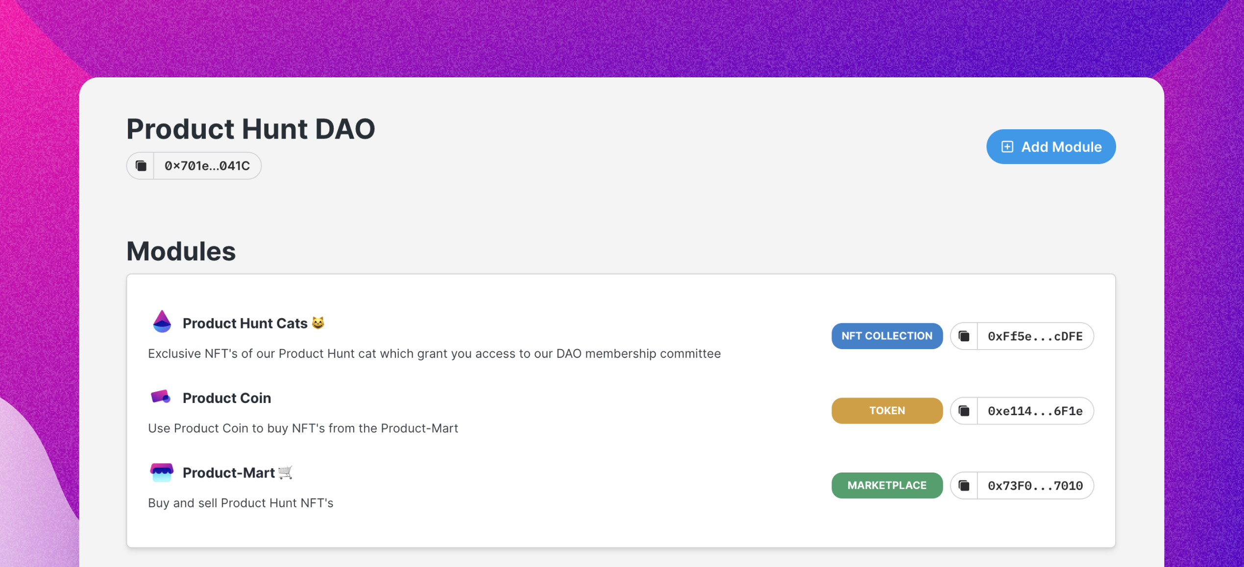 thirdweb gallery image