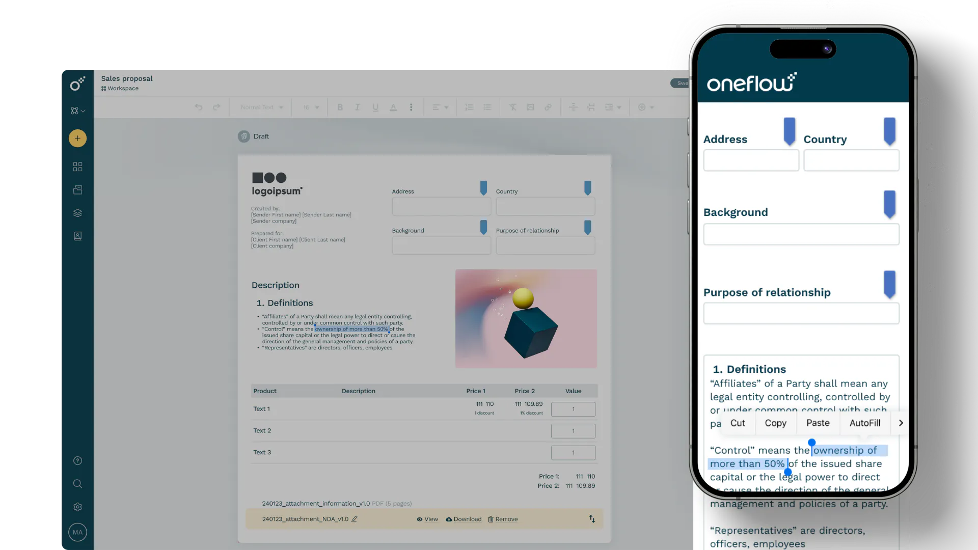 Oneflow for Google Workspace gallery image