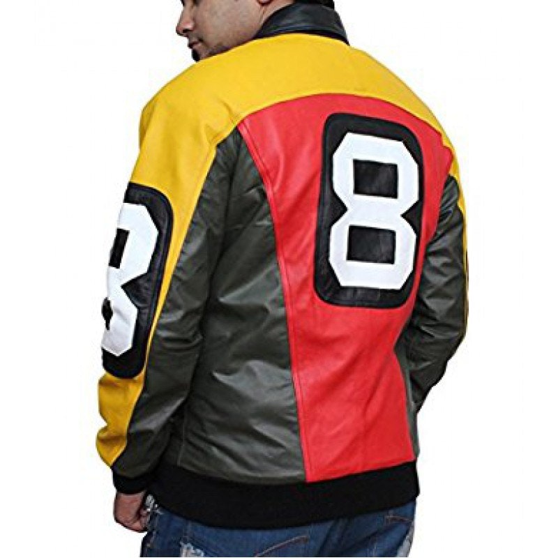 :as Vegas Pool Table Leather Jacket