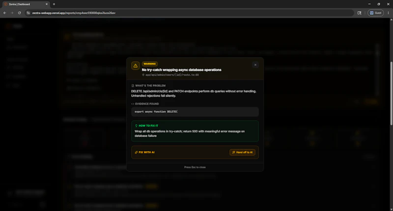 Zentra screenshot 3