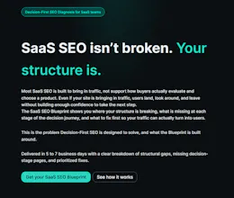 Decision-First SEO Blueprint gallery image