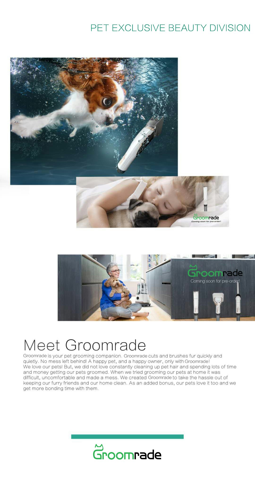 Groomrade: Smart & Mess-Free Vacuum Dog Groomer gallery image