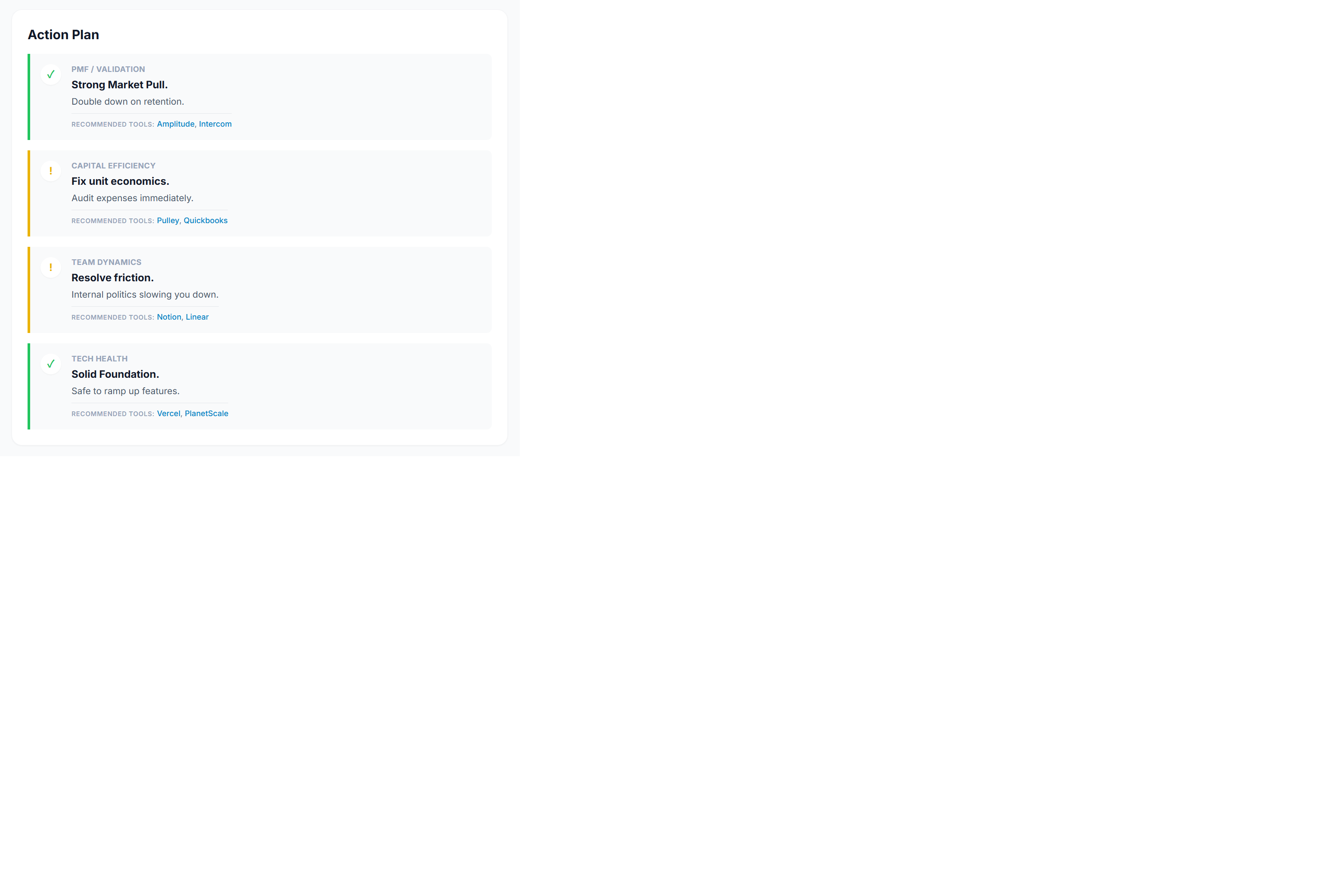 FounderAssess - Screenshot 3 showing product features and functionality