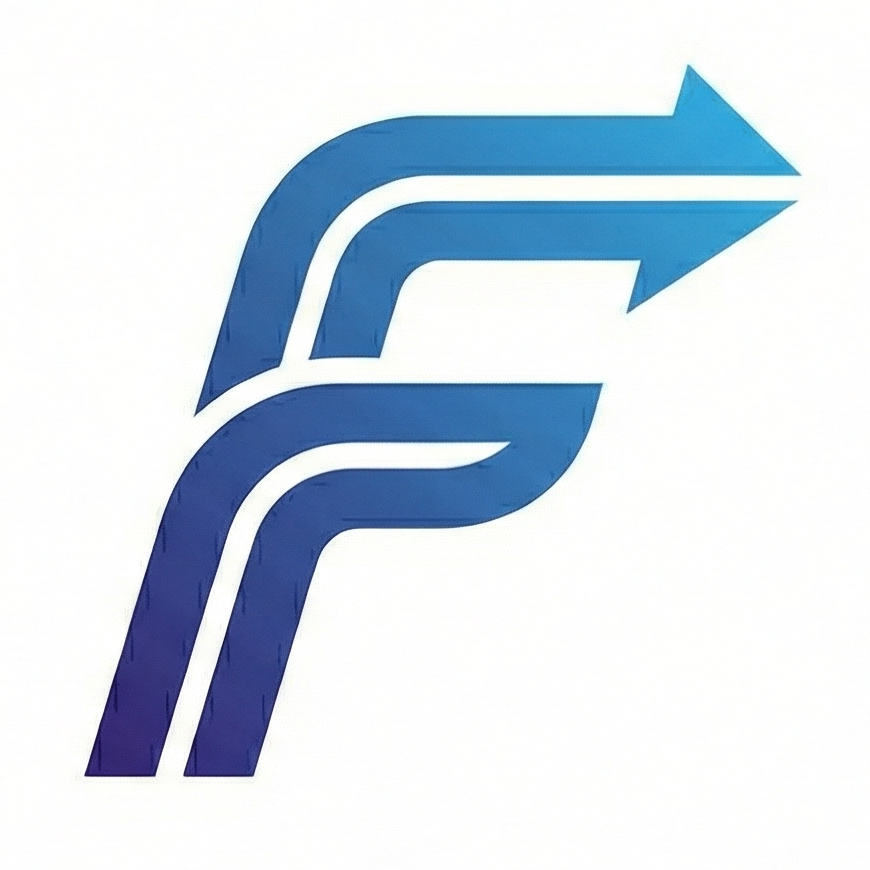 FreelanceFlow - Product Hunt launch logo and brand identity