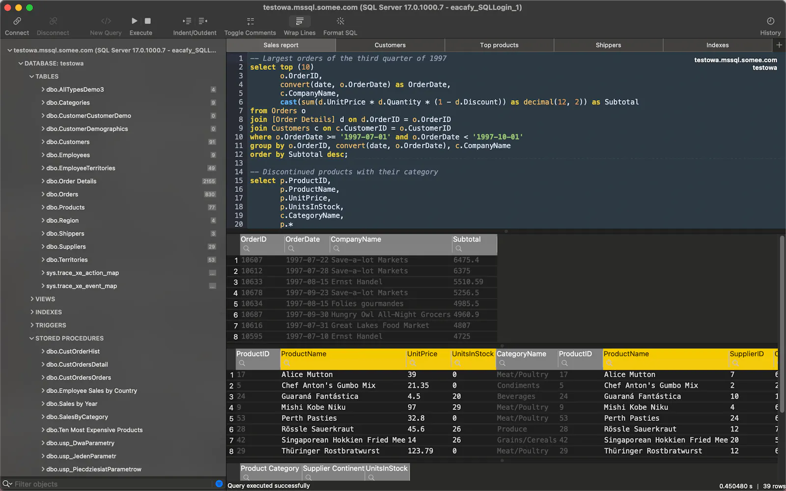Native SQL Server Manager screenshot 4