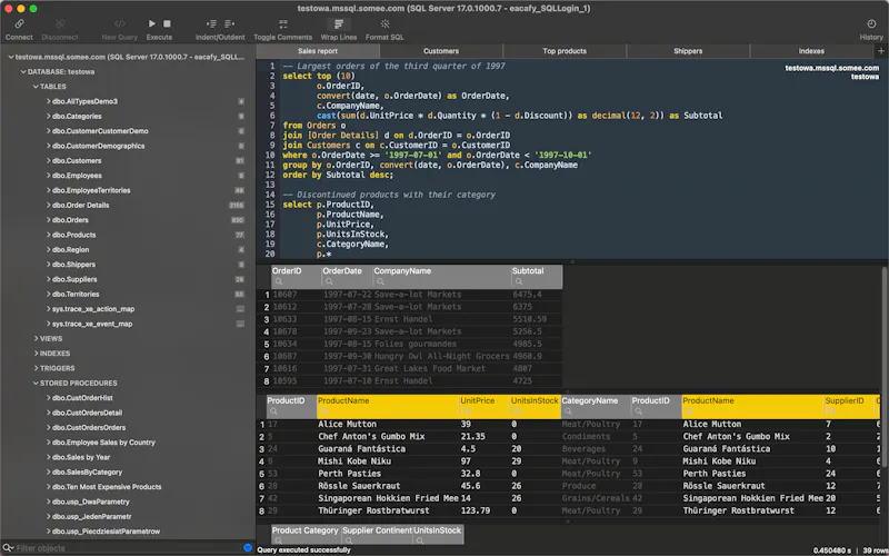 Native SQL Server Manager screenshot 4