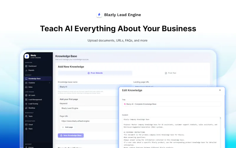Blazly Lead Engine screenshot 3