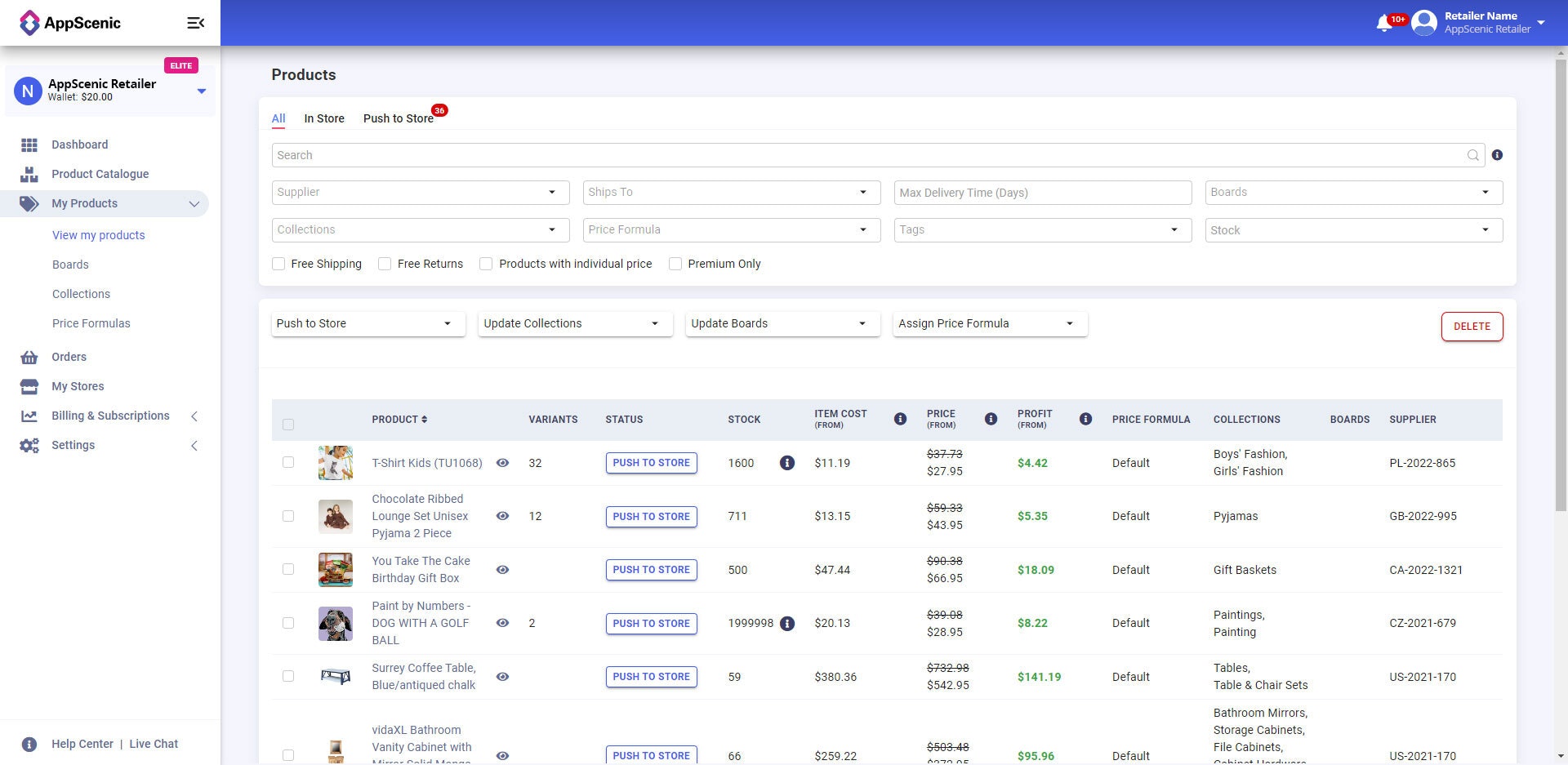 Appscenic - Smart Dropshipping - 1.000.000 Dropshipping -Produkte aus den USA/UK/EU/CAN. Medien 11