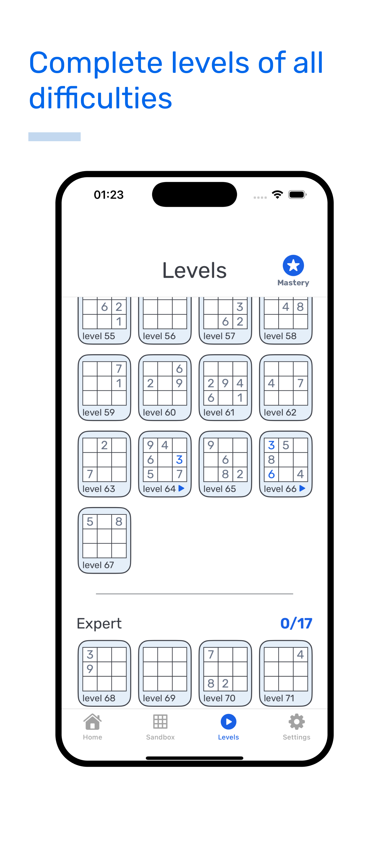 Sudokusmart iOS - App Sudoku gratuita con livelli e suggerimenti avanzati media 3