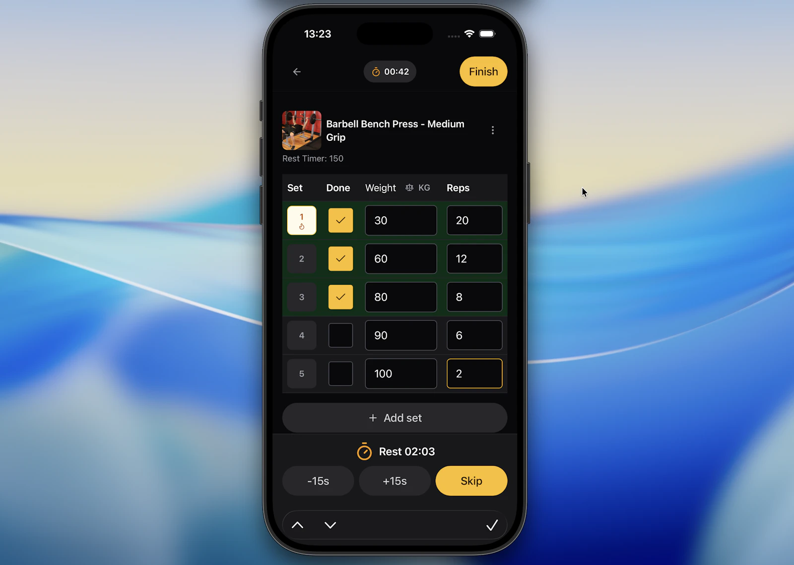GymTempo screenshot 2
