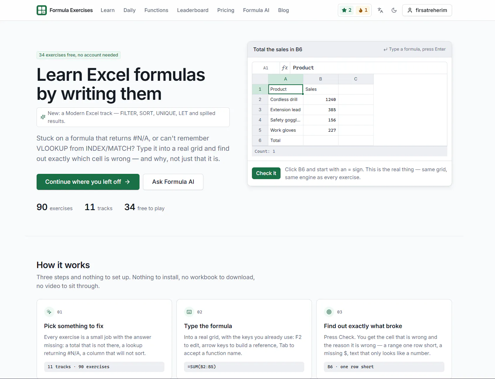 Excel Formula Exercises gallery image