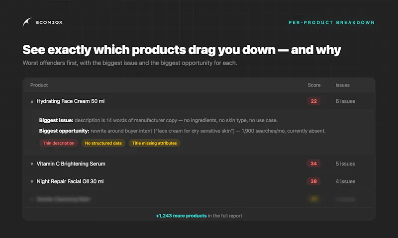 EcomIQX screenshot 4