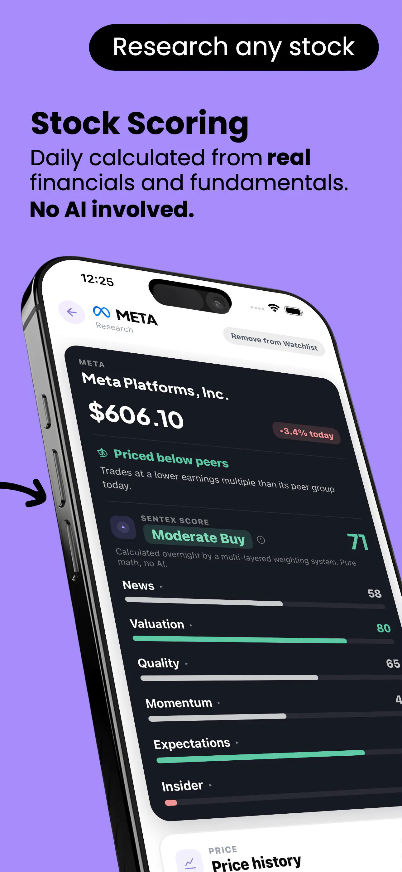 Sentex: Real-time Stock Intelligence gallery image