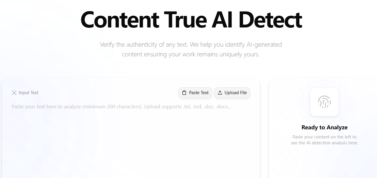 Content True - Main product screenshot demonstrating key features and user interface