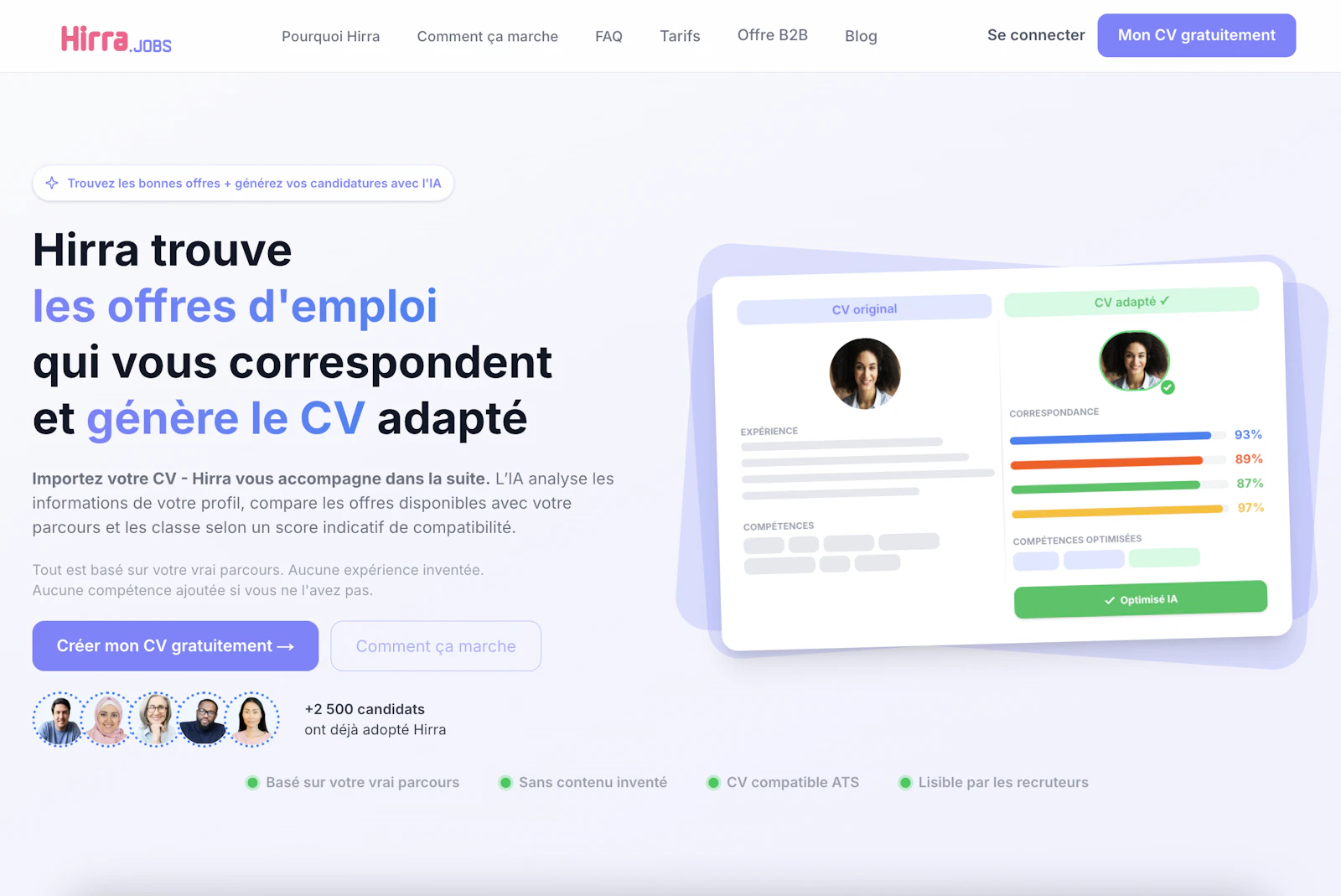 Hirra.jobs screenshot 1