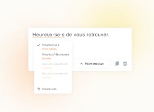 Inclusi - Rendez vos textes inclusifs gallery image
