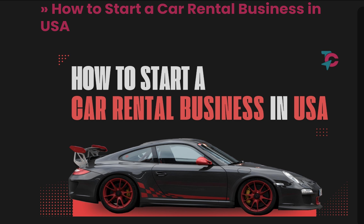 Start Your Own Car Rental Business  - Main screenshot showing features and interface