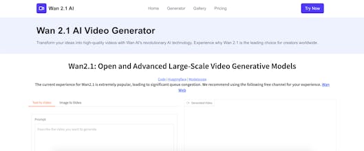 Wan 2.1 gallery image
