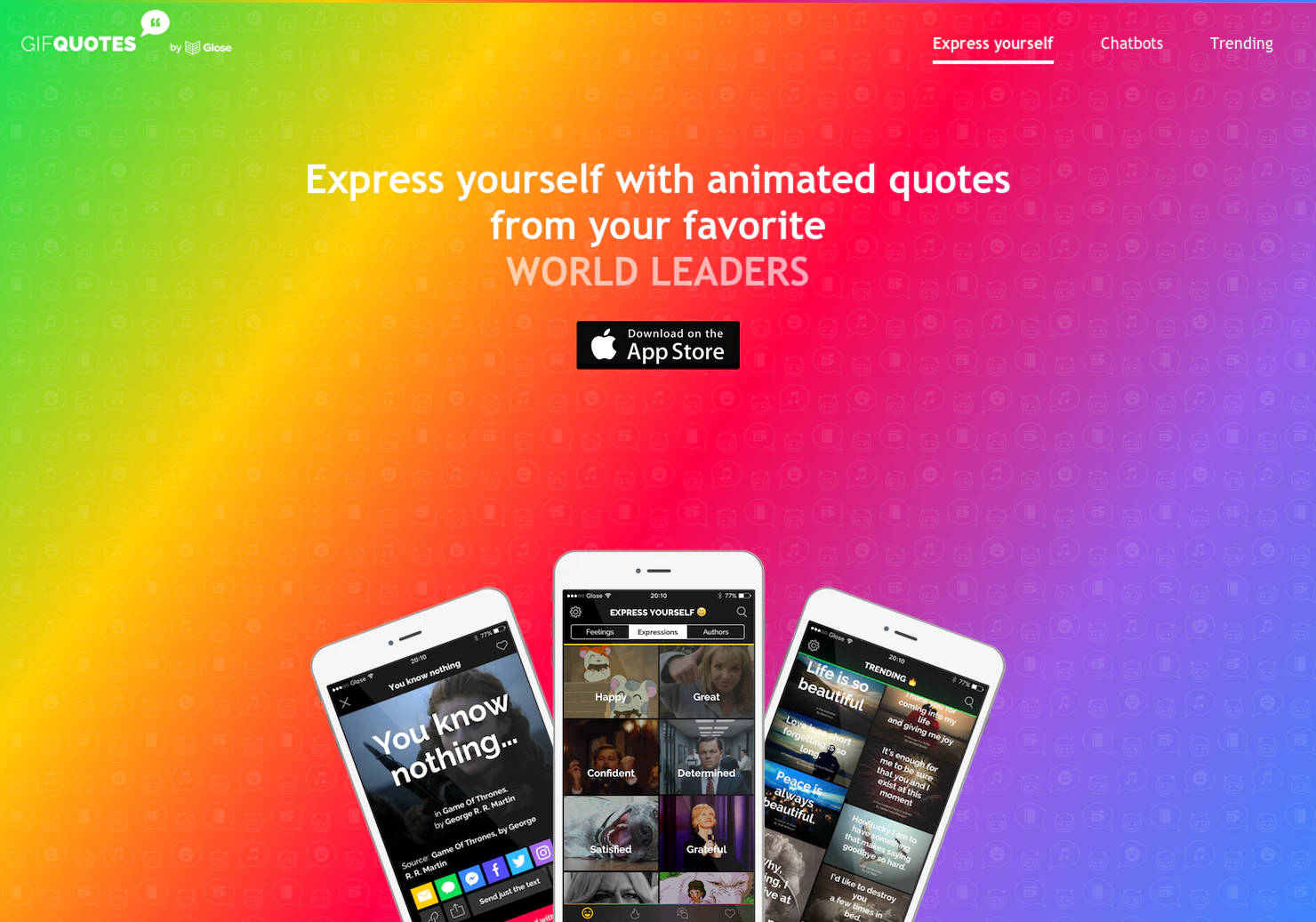 GIF QUOTES for Messenger