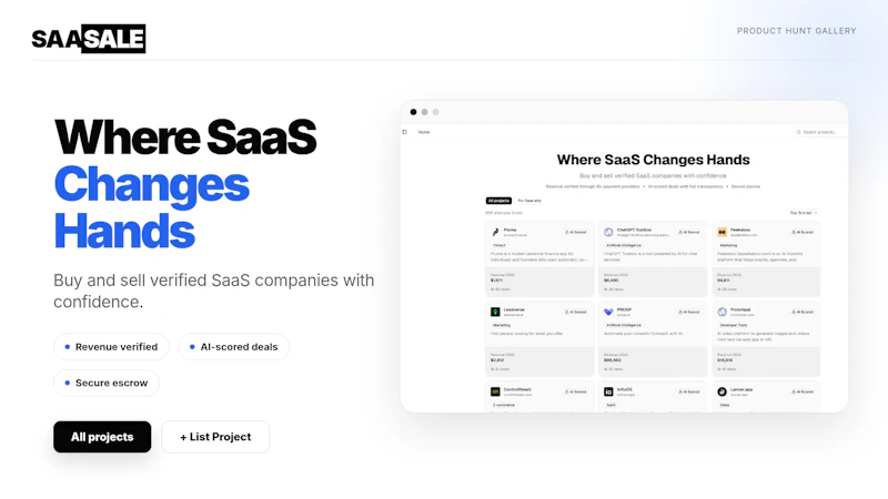 SAASALE screenshot 2
