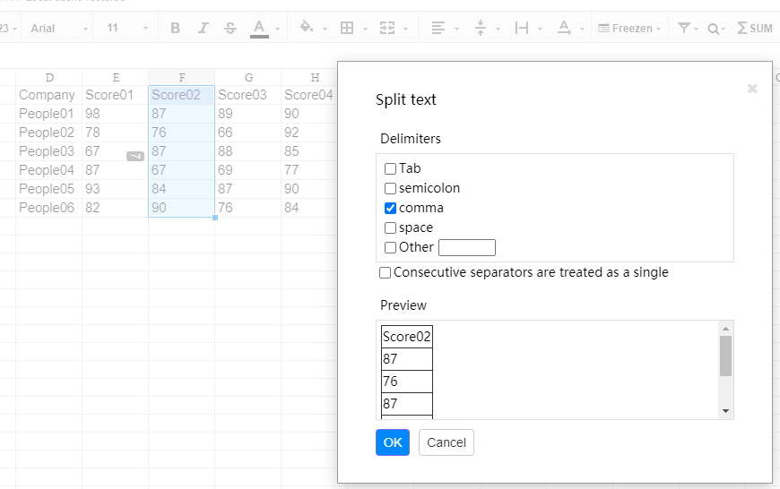 Online spreadsheet -- Luckysheet gallery image