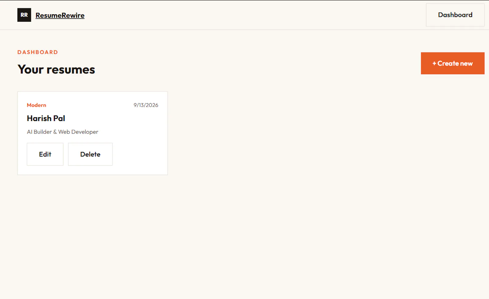 ResumeRewire — From rejected to hired screenshot 1