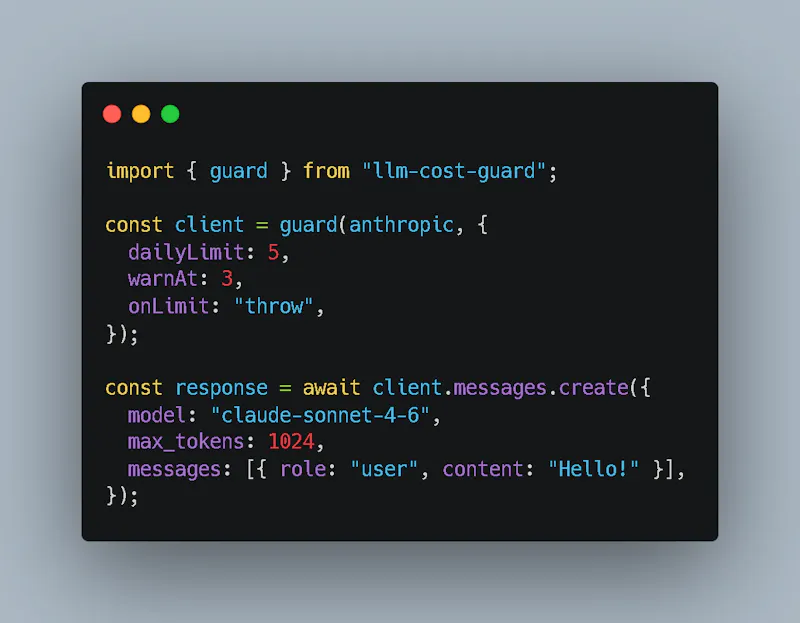 llm-cost-guard screenshot 3