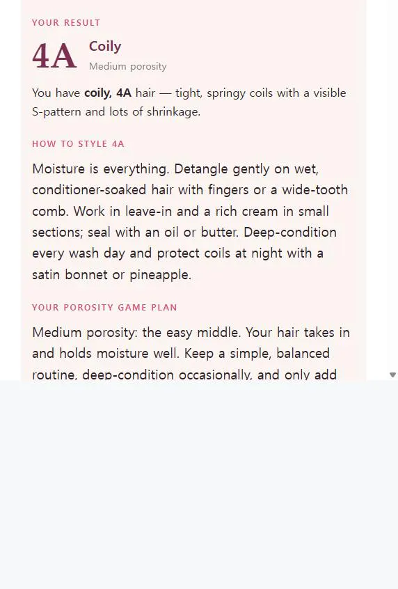Curl Type Quiz gallery image