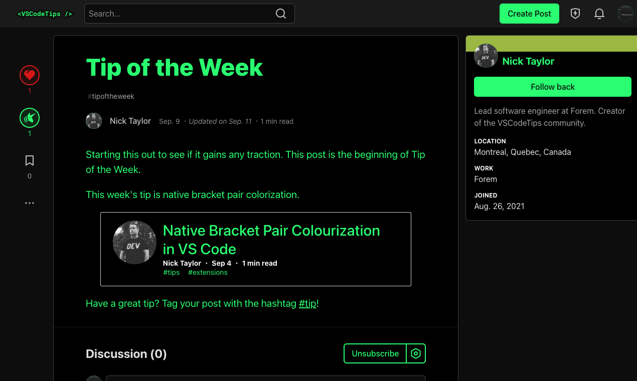 VSCodeTips Community gallery image