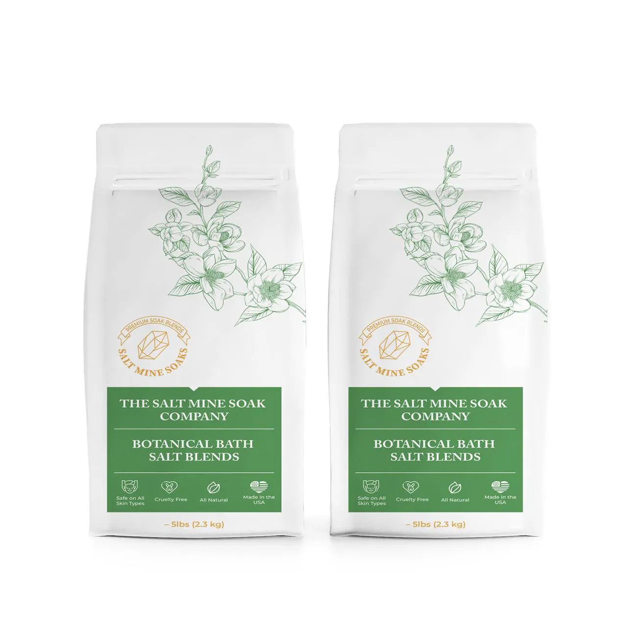 Green Tea Botanical Bath Salt Blend gallery image