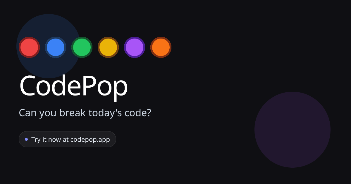CodePop gallery image