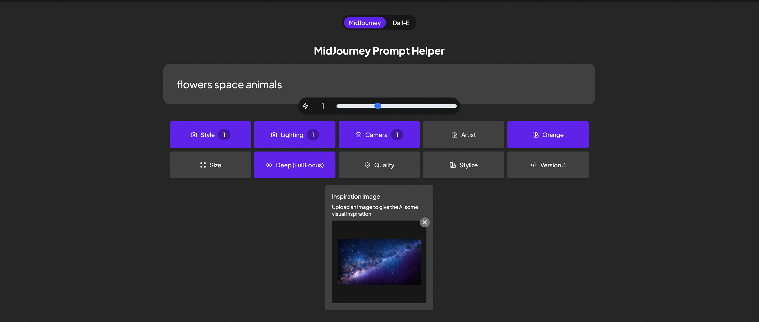 وسائط Midjourney/Dall-e order Helper 2