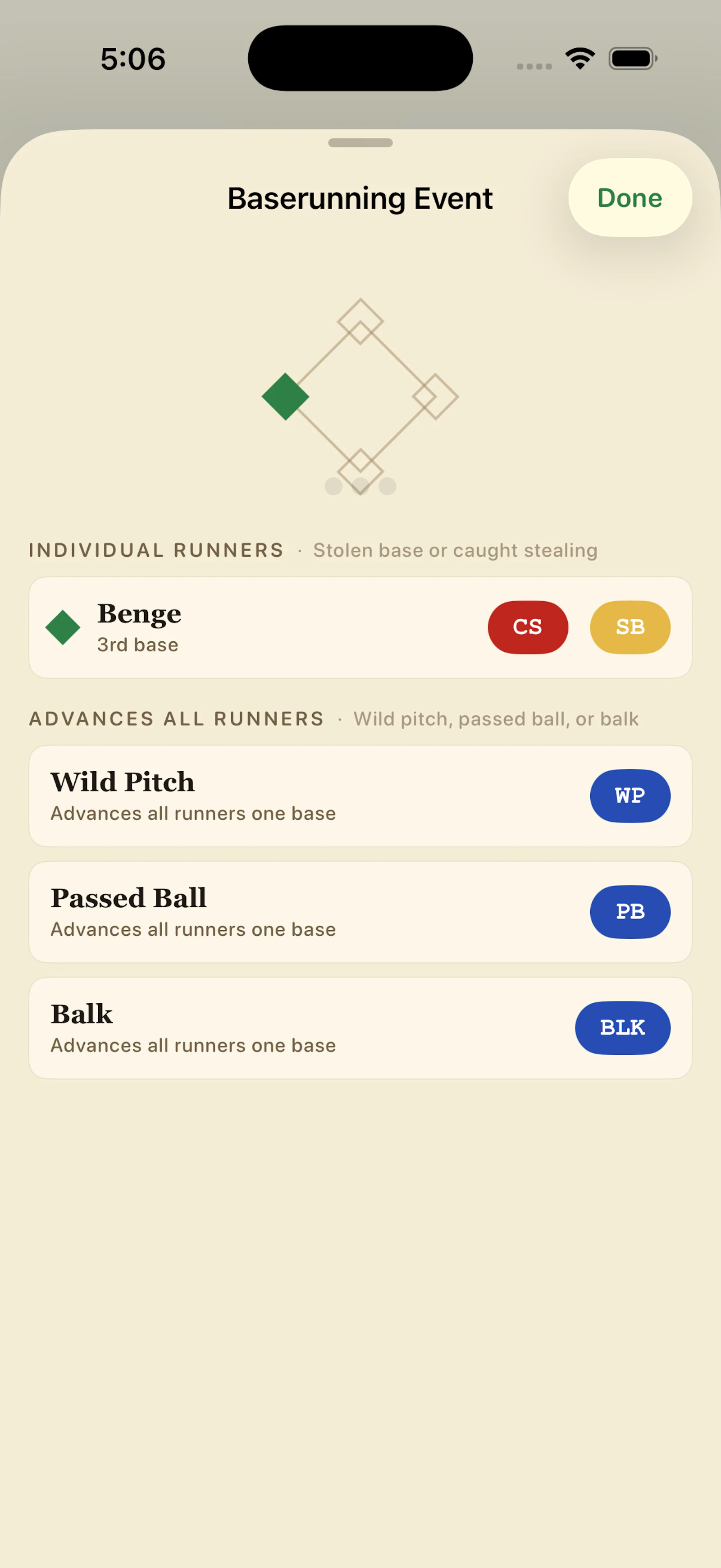 Baseball Scorecard Classic screenshot 5