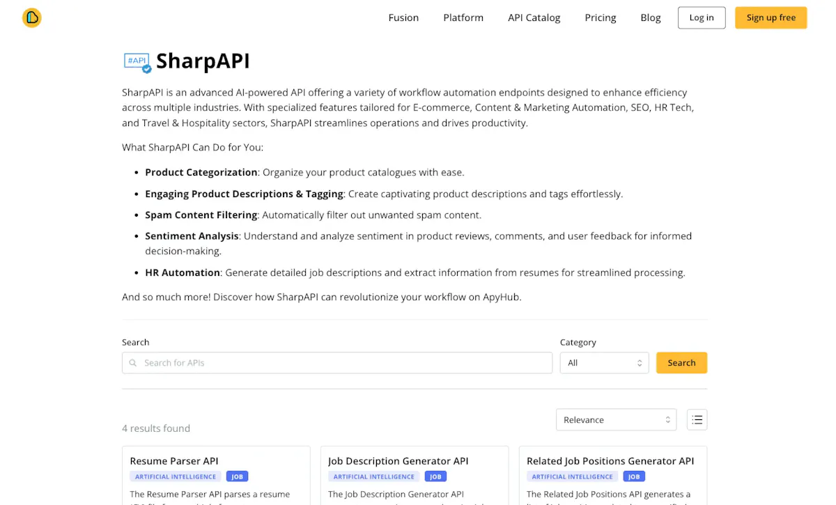 SharpAPI + ApyHub