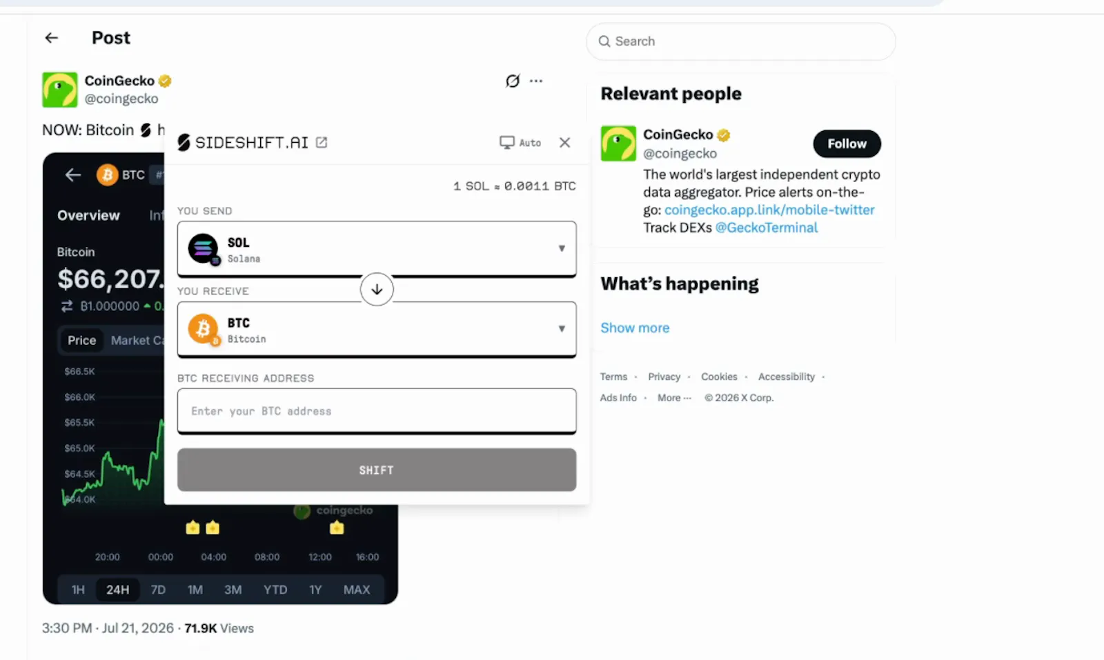 SideShift.ai  screenshot 5