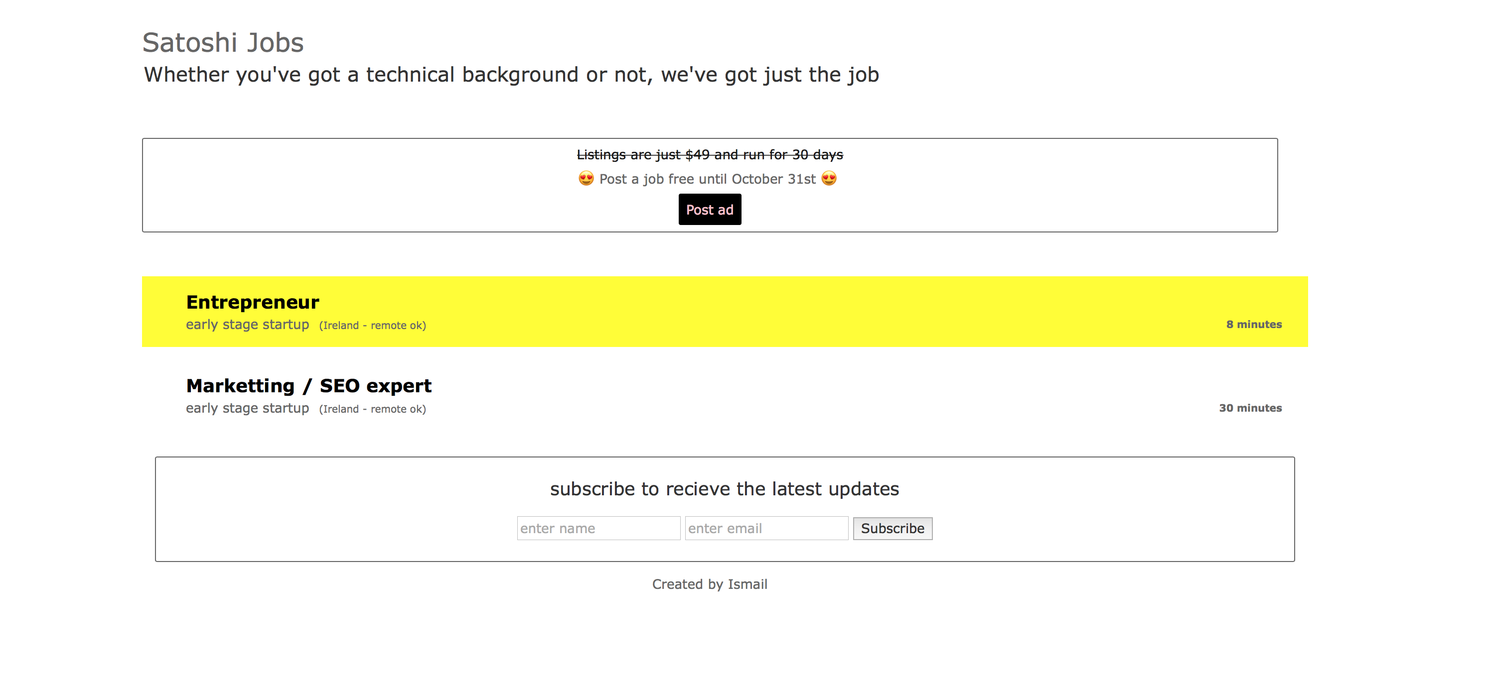 Satoshi Jobs gallery image