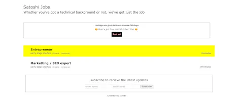 Satoshi Jobs gallery image