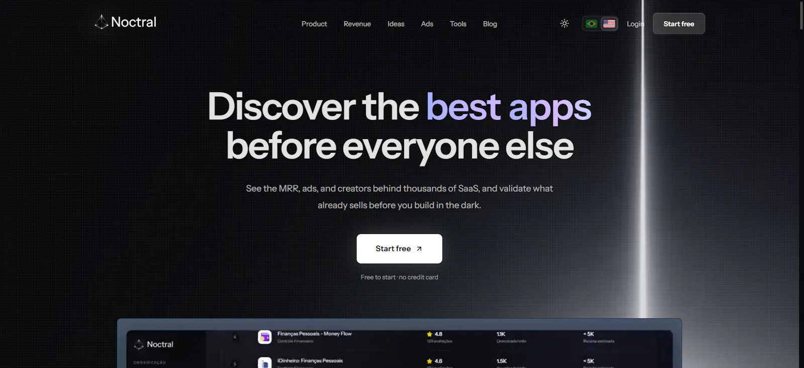Noctral screenshot 1